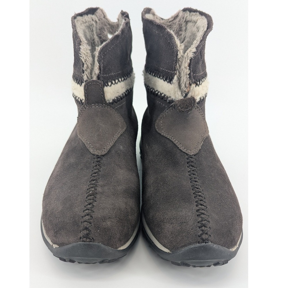 Sorel Nicolet Brown Suede Waterproof Thinsulate Winter Boots Womens 7 NL1479-229